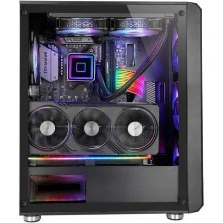 Mars Gaming Caja Gaming Semitorre MC-VAULT, con 4 Ventiladores ARGB y Ventana Cristal Templado, ATX, MicroATX, Mini-ITX, Espacio Gráfica 358mm Mars Gaming Caja Gaming Semitorre MC-VAULT, con 4 Ventiladores ARGB y Ventana Cristal Templado, ATX, MicroATX, Mini-ITX, Espacio Gráfica 358mm